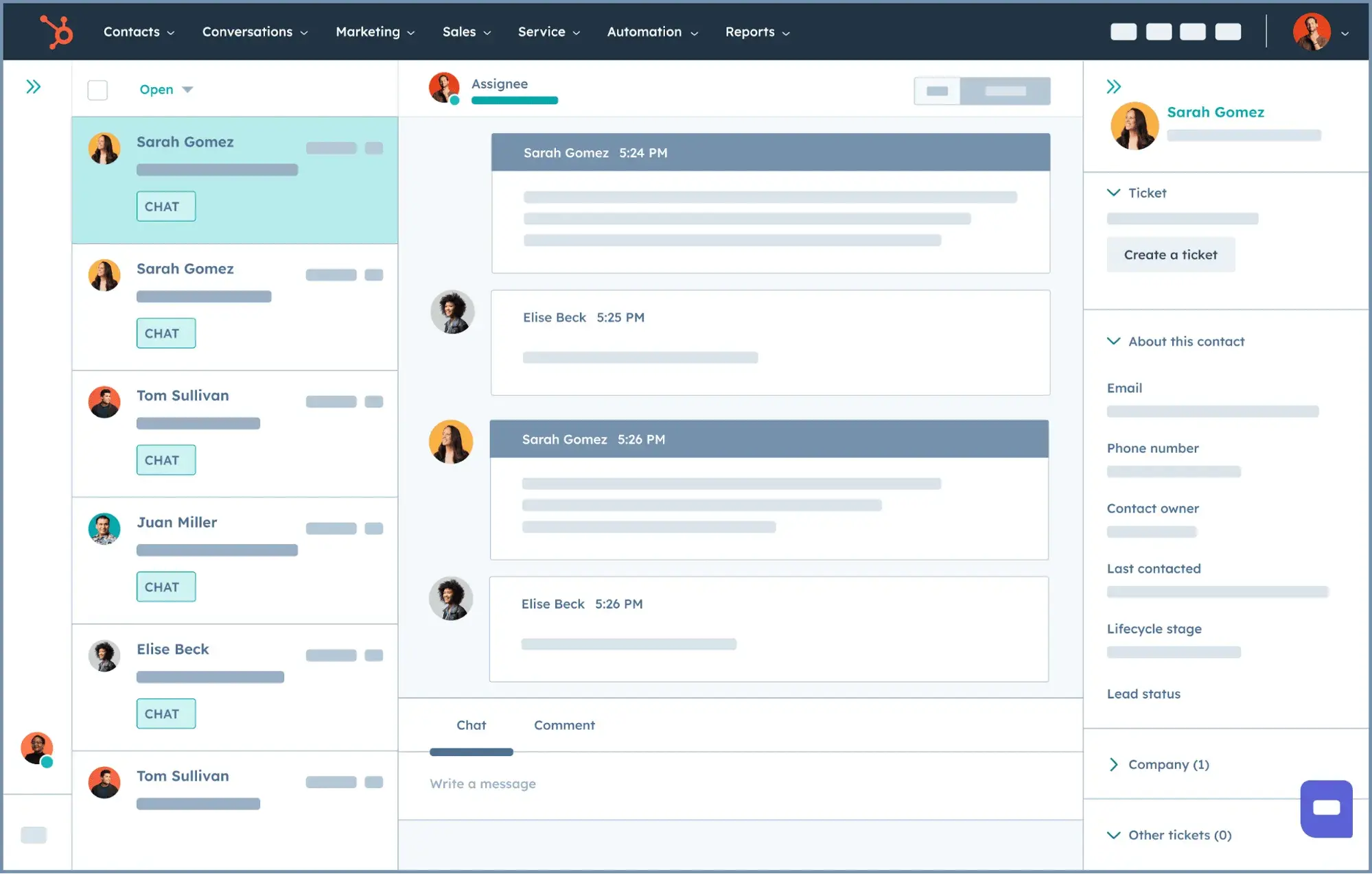 Best customer engagement platform: hubspot service hub