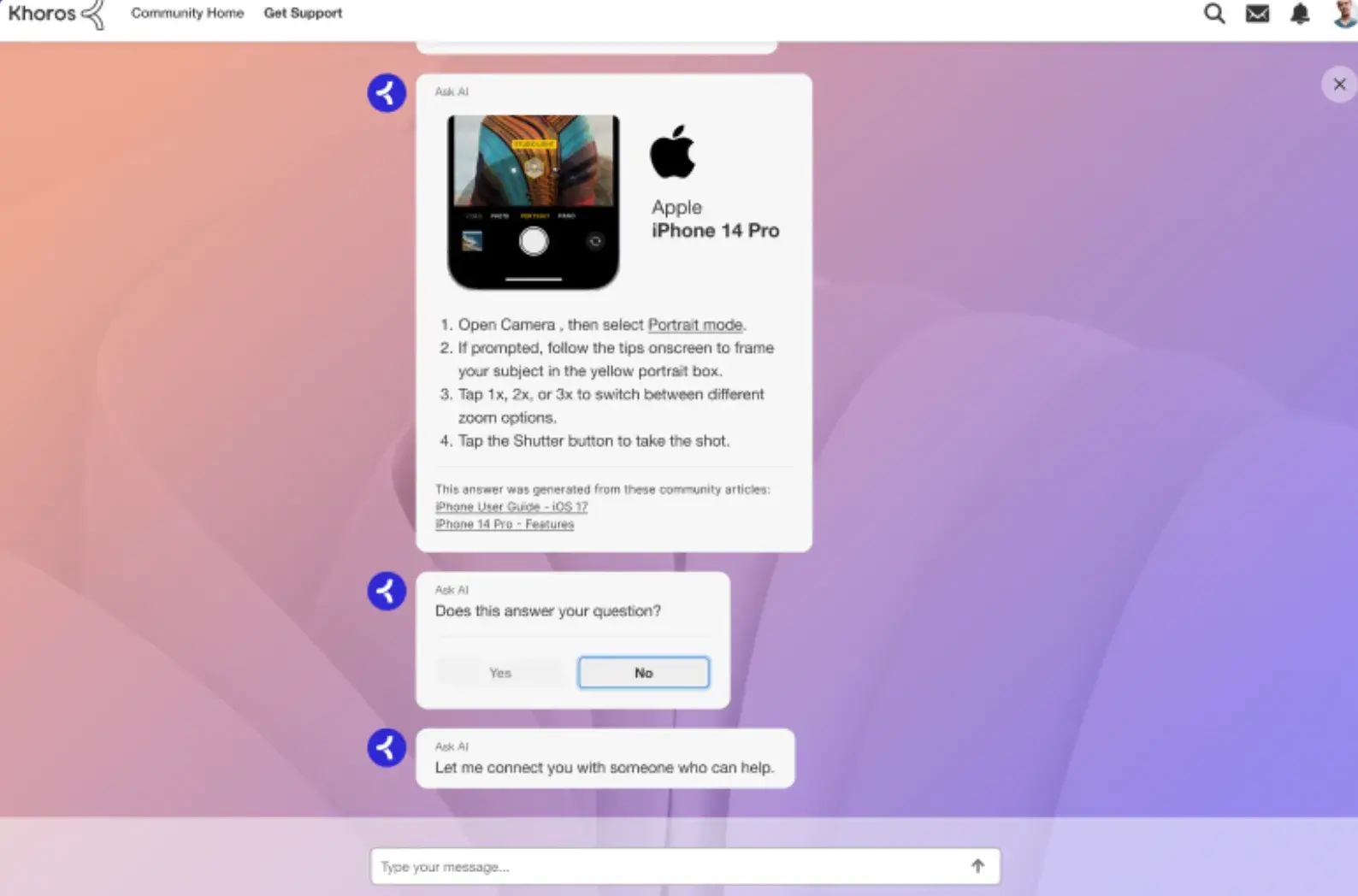 customer engagement platform: Khoros screenshot