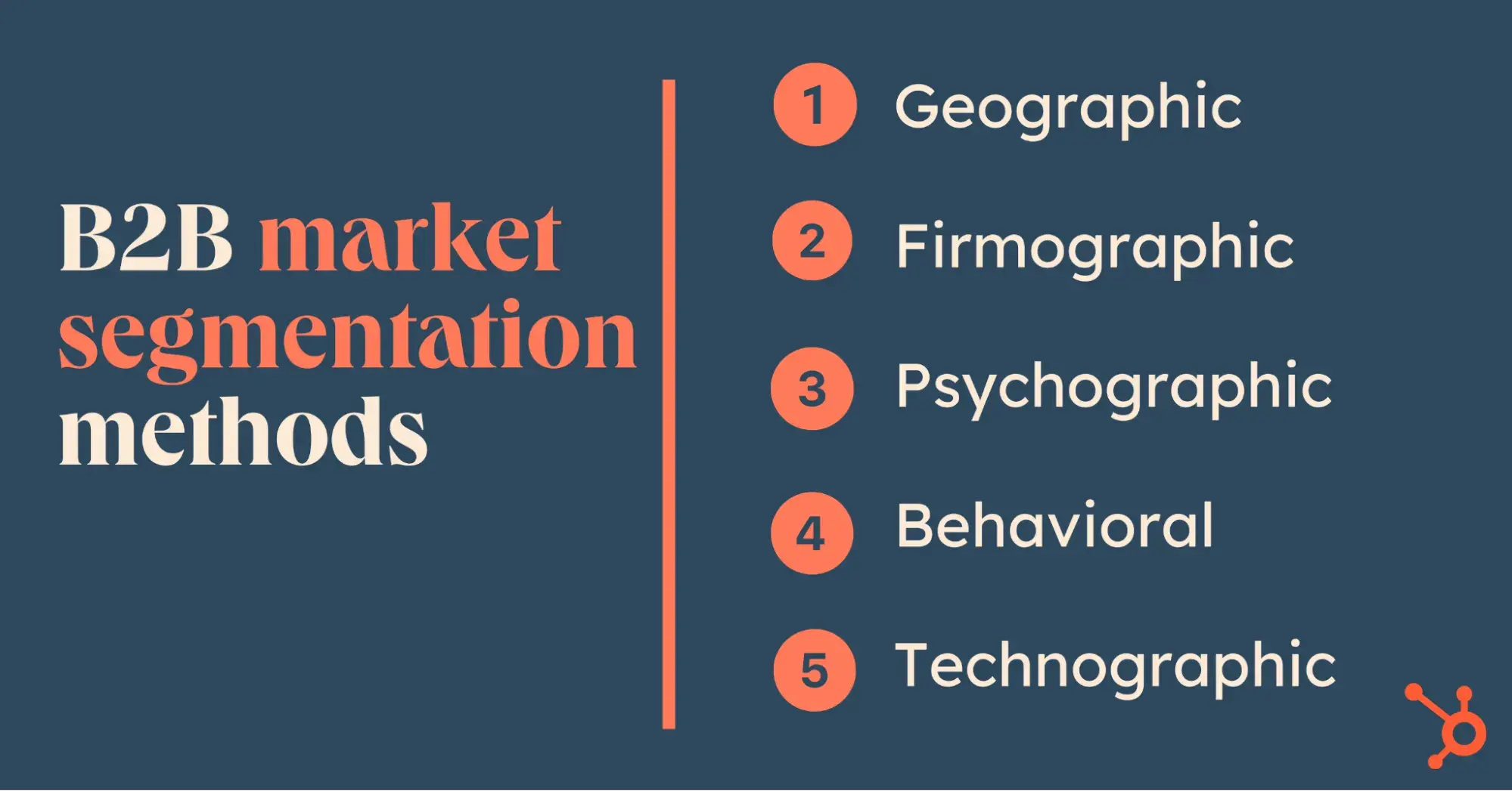 b2b market segmentation methods