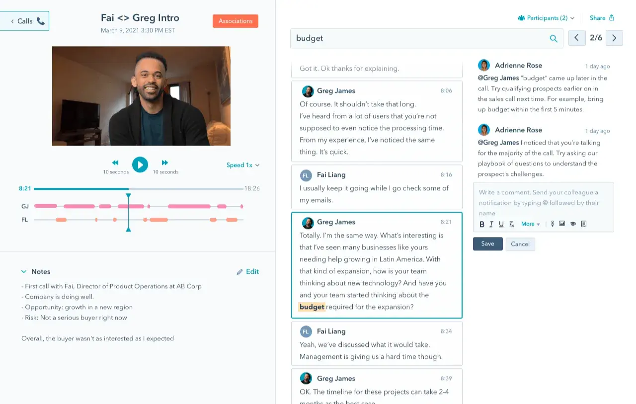 ai in sales: conversation intelligence
