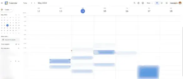 how to find a meeting time with google calendar, step 1