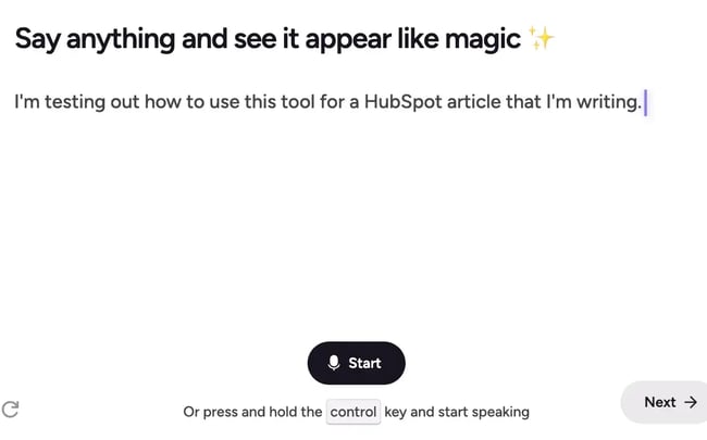 AI tools, Flow start