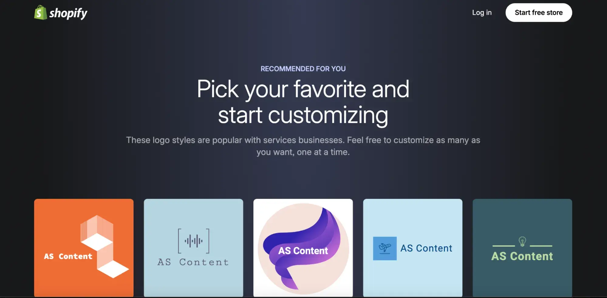 ai tools for branding; shopify logo tool