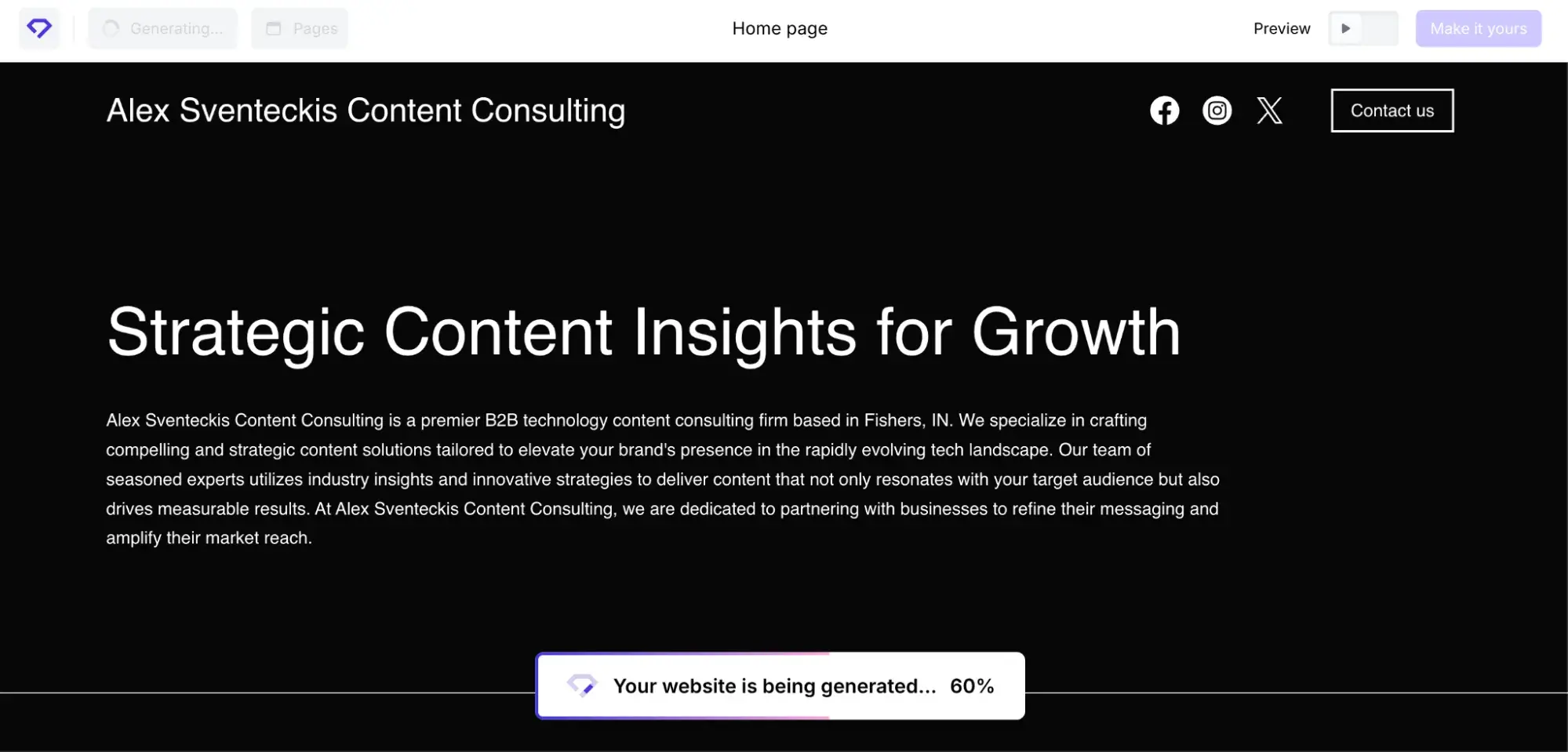 durable tools for website creation