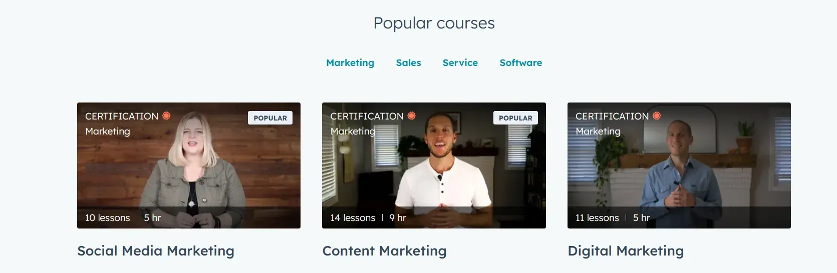 hubspot online course example, small business ideas