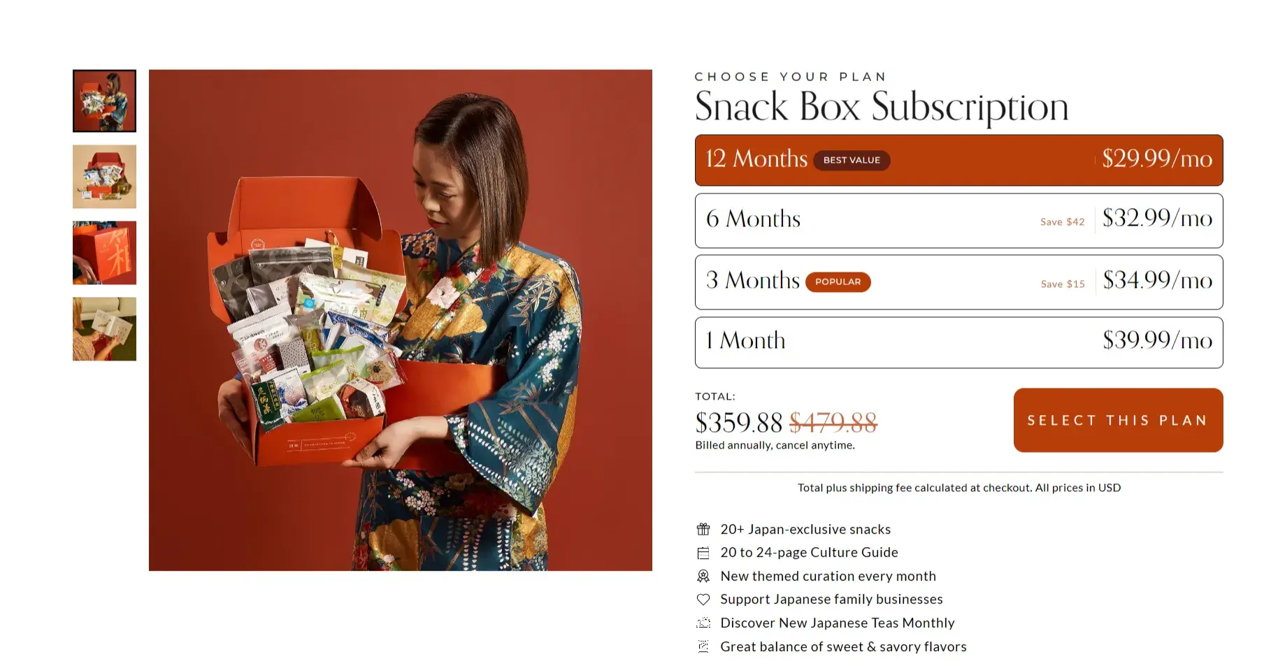 snack box subscription pricing tiers, small business ideas