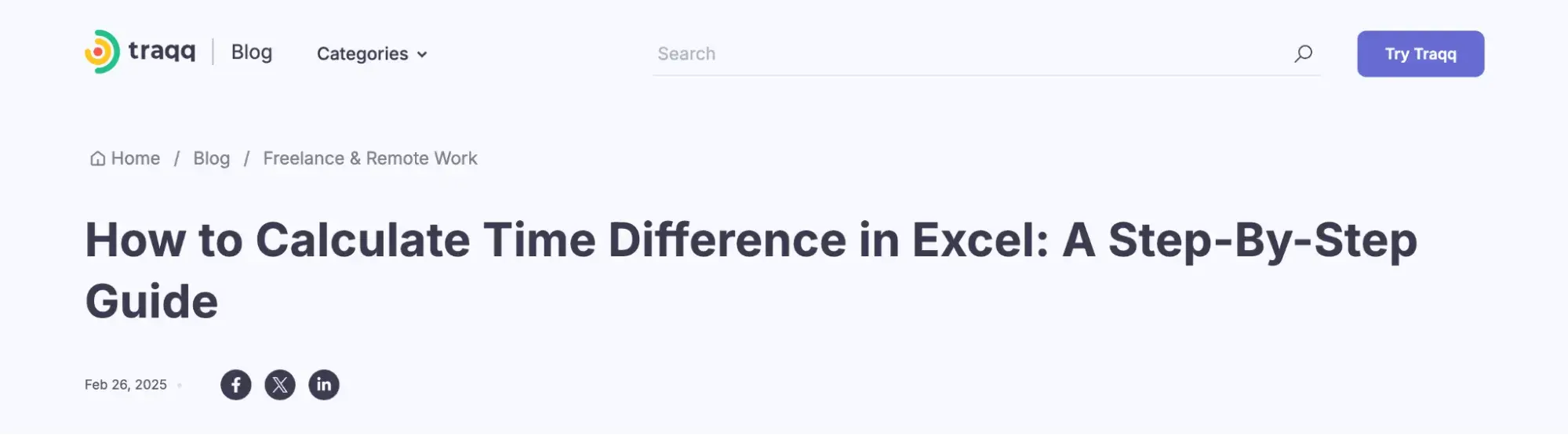this blog post from traqq is a helpful content marketing funnel examplehttps://traqq.com/blog/how-to-calculate-time-difference-in-excel/