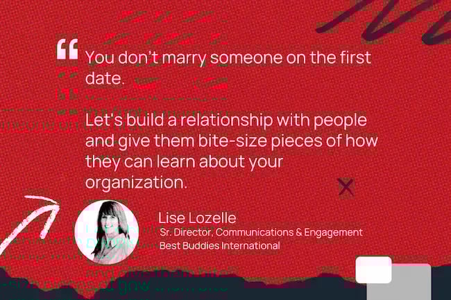 Lise Lozelle "You don't marry someone on the first date."