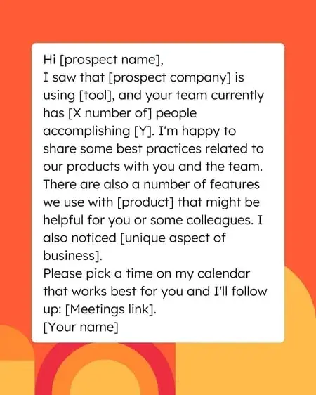 sales email templates