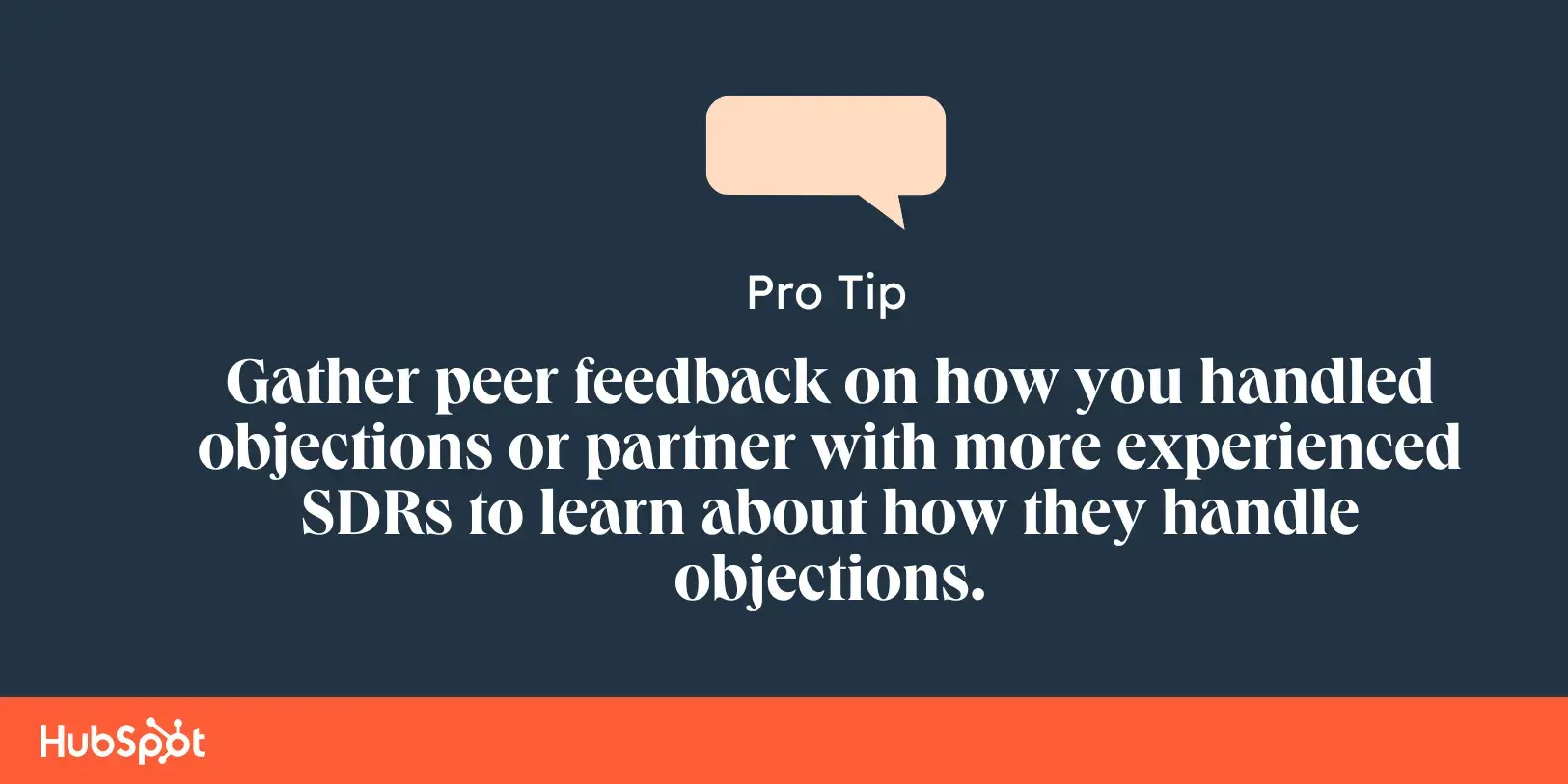 pro tip for overcoming objections, sales development representative skills