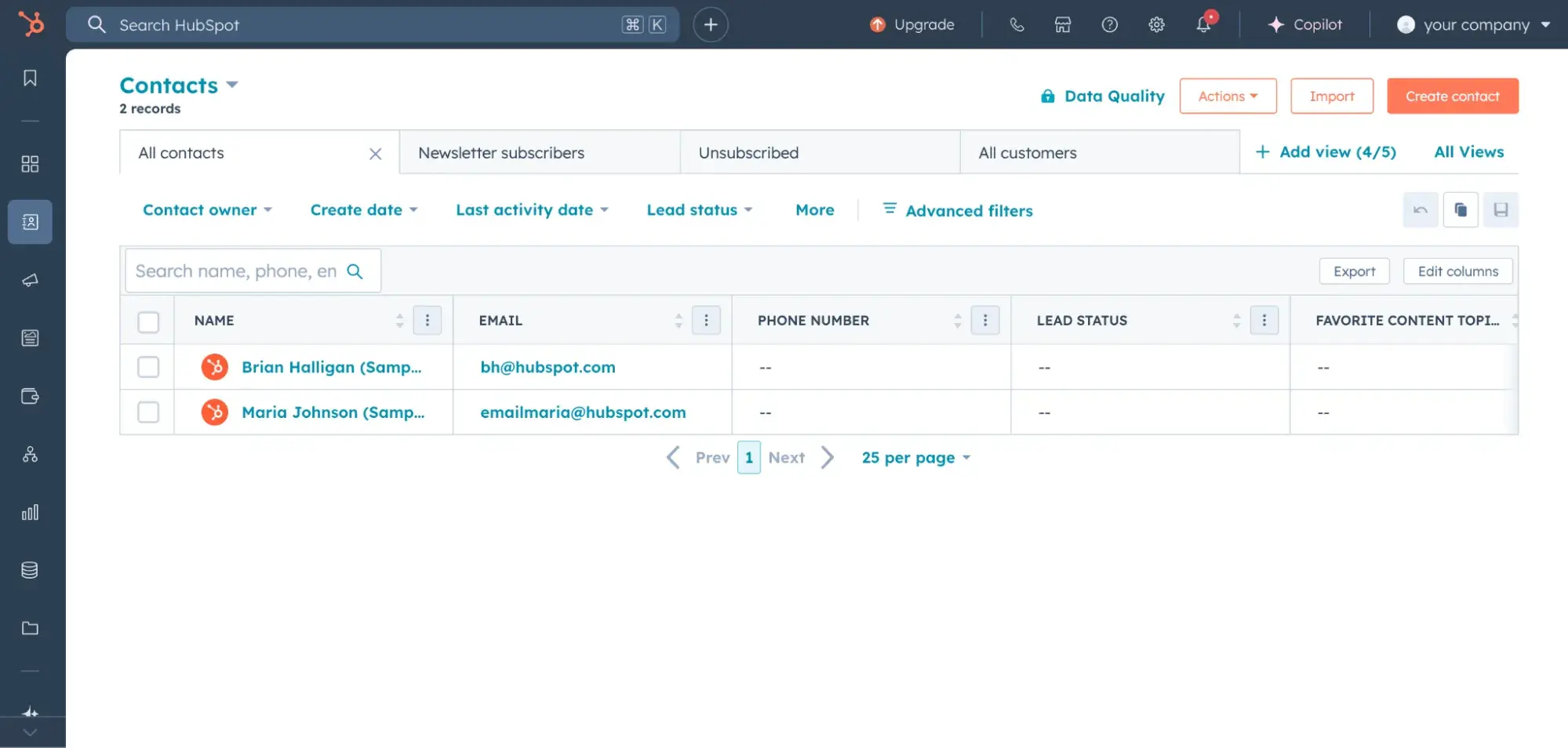 small business marketing ideas, hubspot’s marketing hub