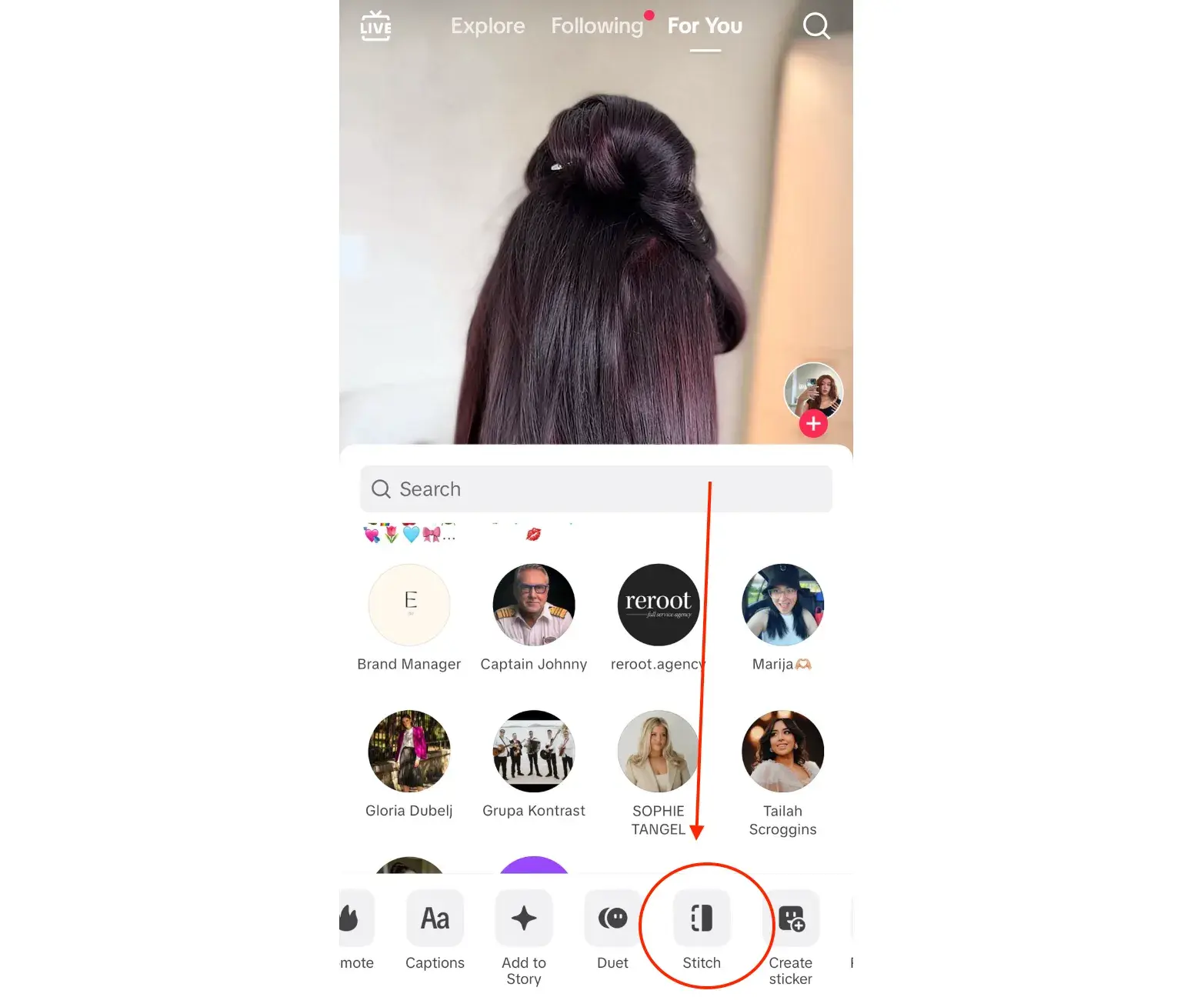tiktok’s stitch feature