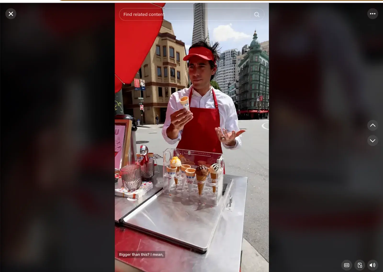 influencer zach king promoting mr. nova’s ice creams