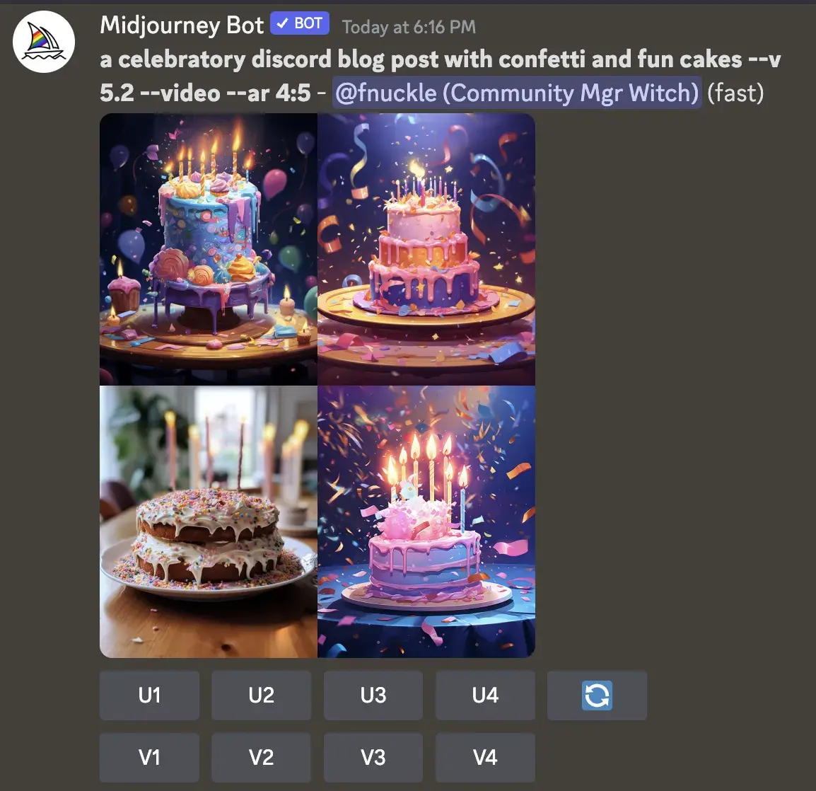 midjourney on discord