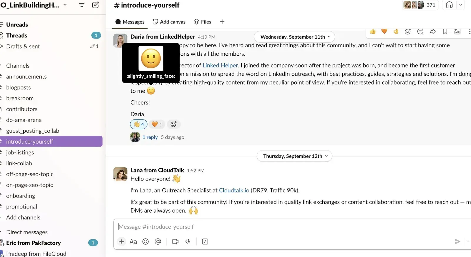 do slack community