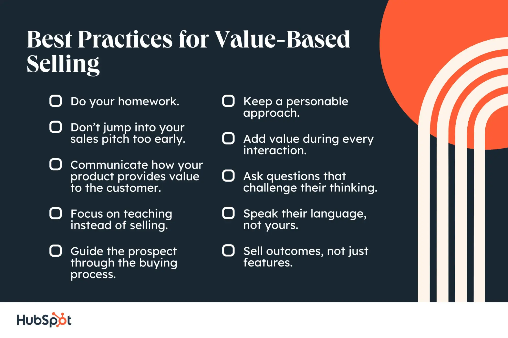 best practices for value-based selling