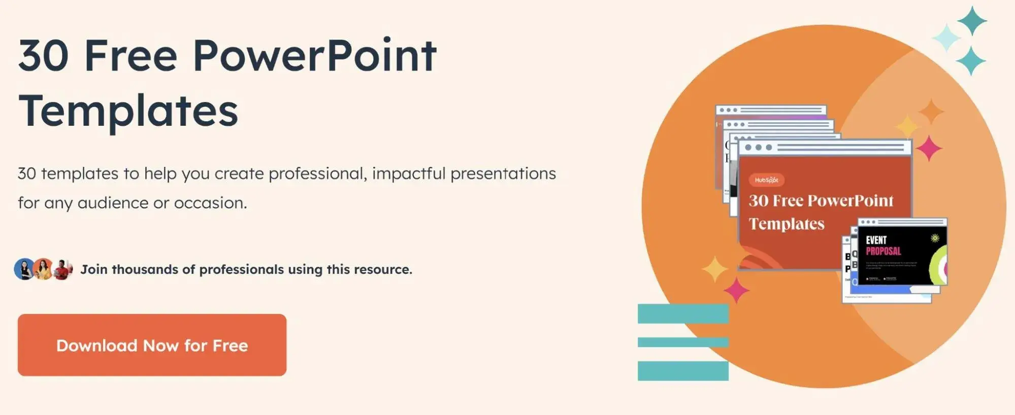 screenshot of powerpoint templates download page