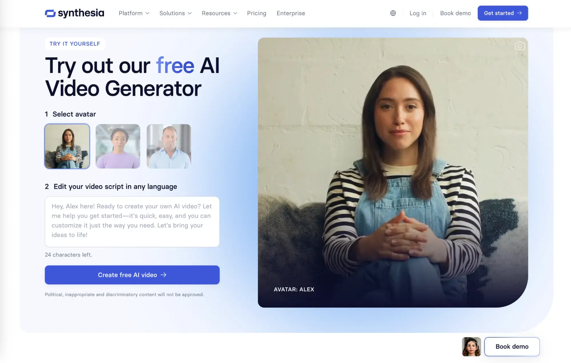 ai tools for social, synthesia