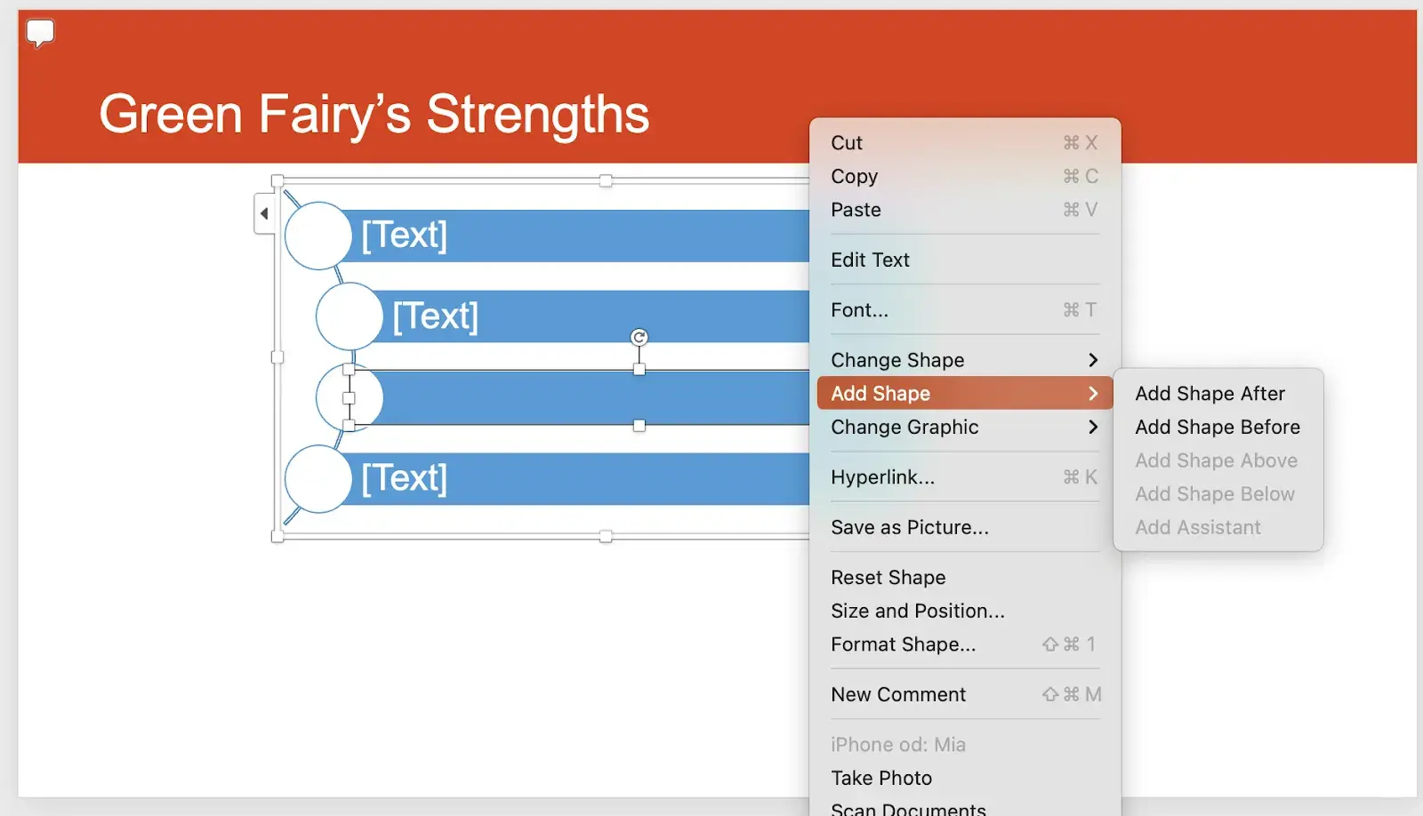 adjusting list in powerpoint —  how to create an infographic in powerpoint