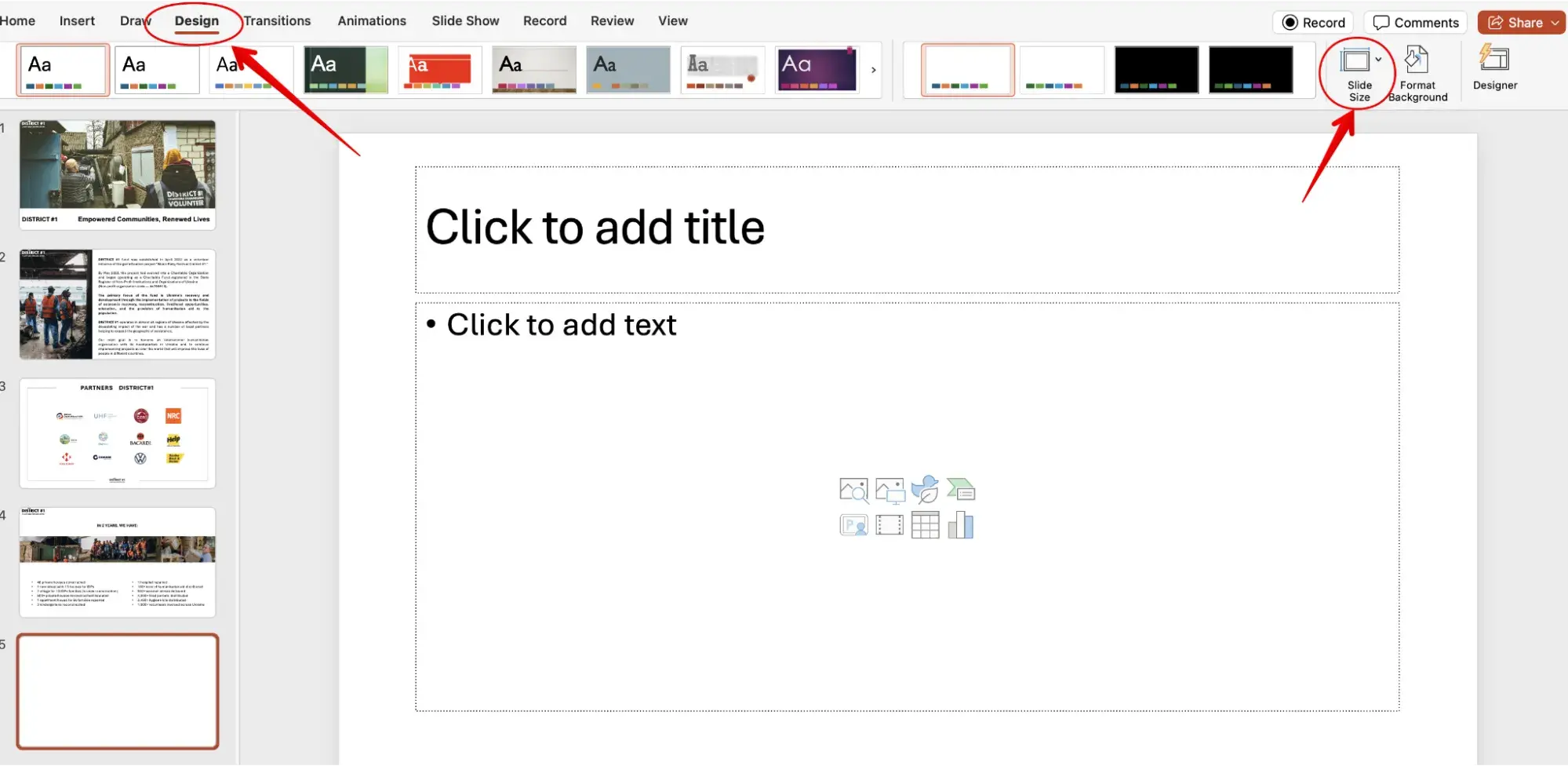 design feature in powerpoint —  how to create an infographic in powerpoint