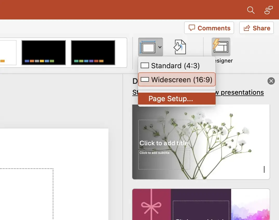 page setup in powerpoint —  how to create an infographic in powerpoint