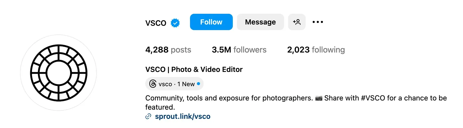 vsco instagram